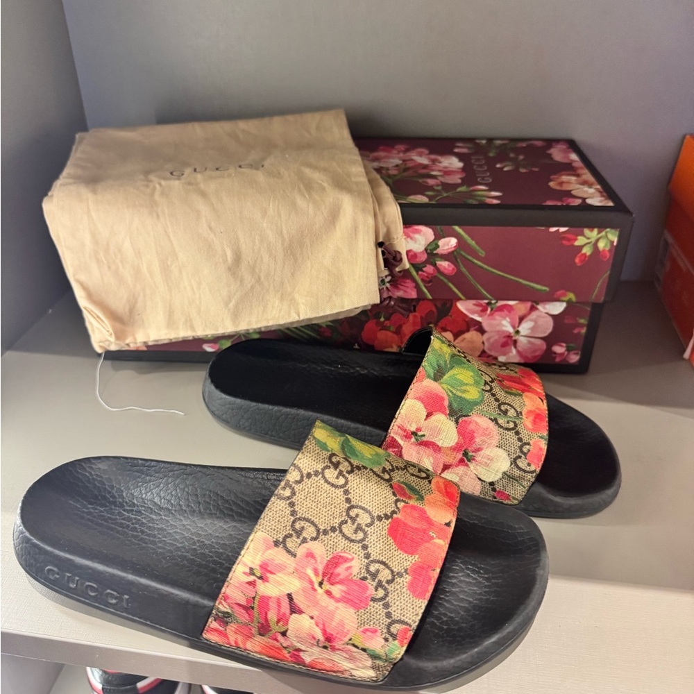 COPY - Gucci Floral Slide Sandals